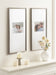 Wall Frame Silver 14x30 matted to 8x10 6