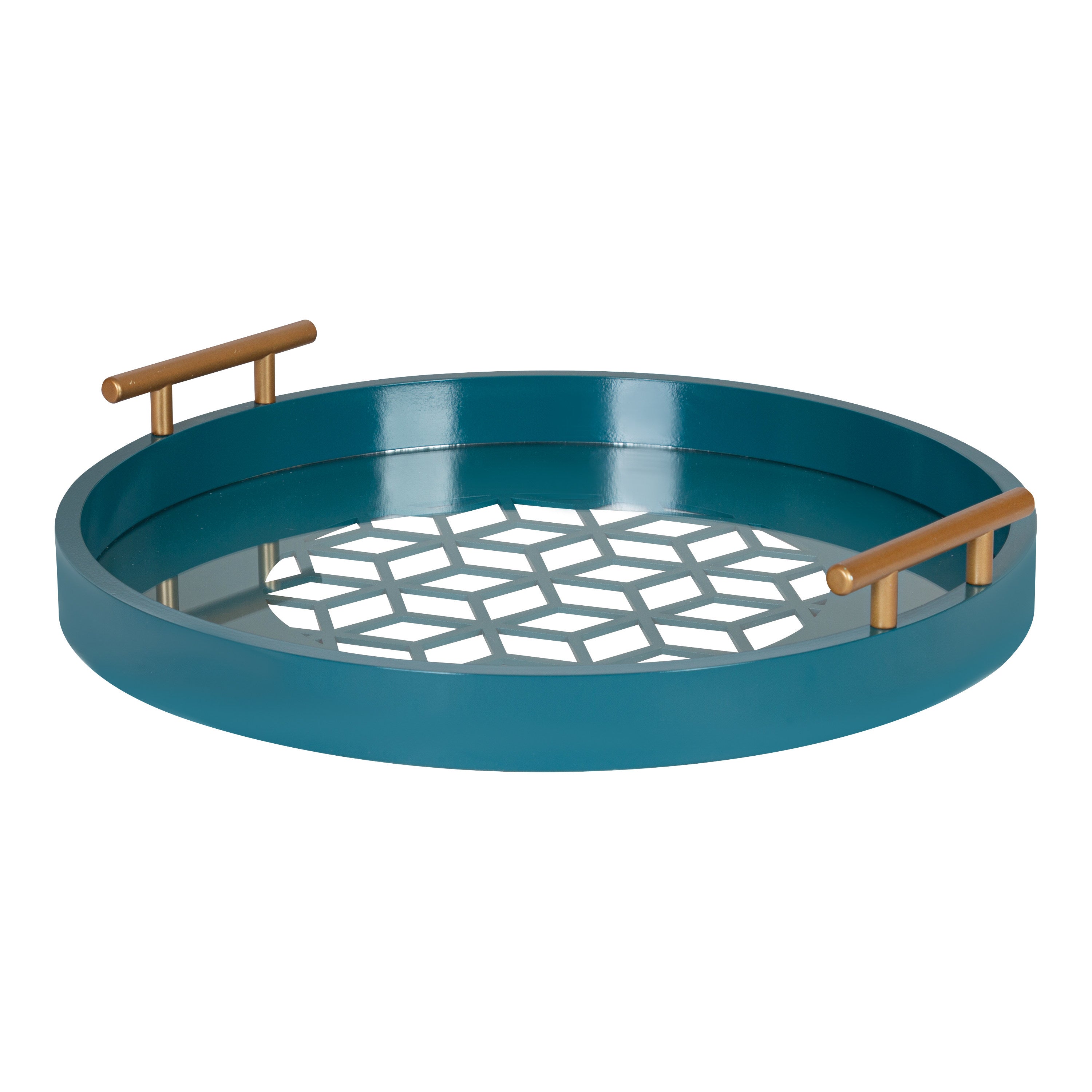 Caspen Round Decorative Tray