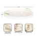 Single Tray Ivory  22" Diameter 2