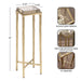Drink Table Gold 7x7x22 2