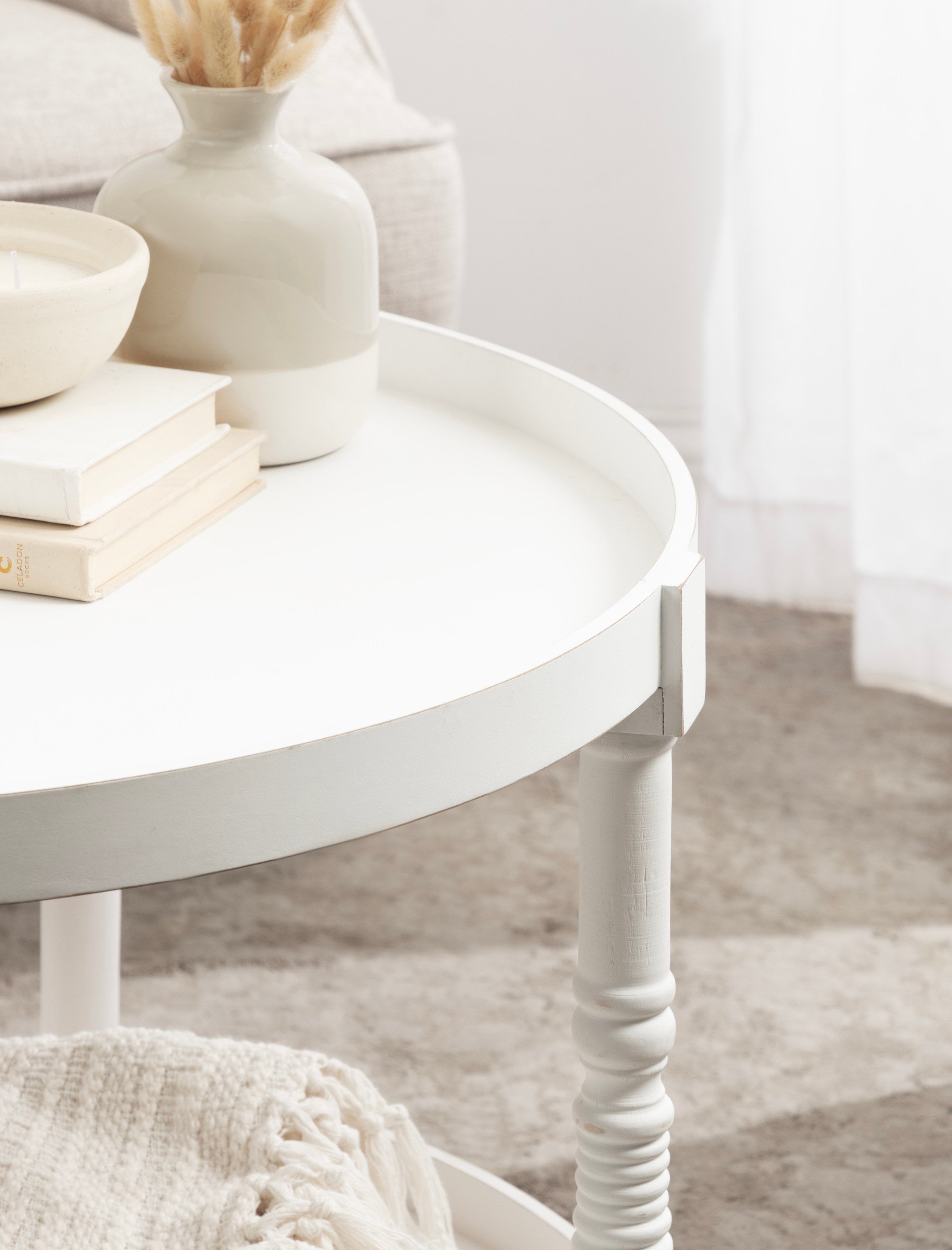 Bellport Round Wood Coffee Table