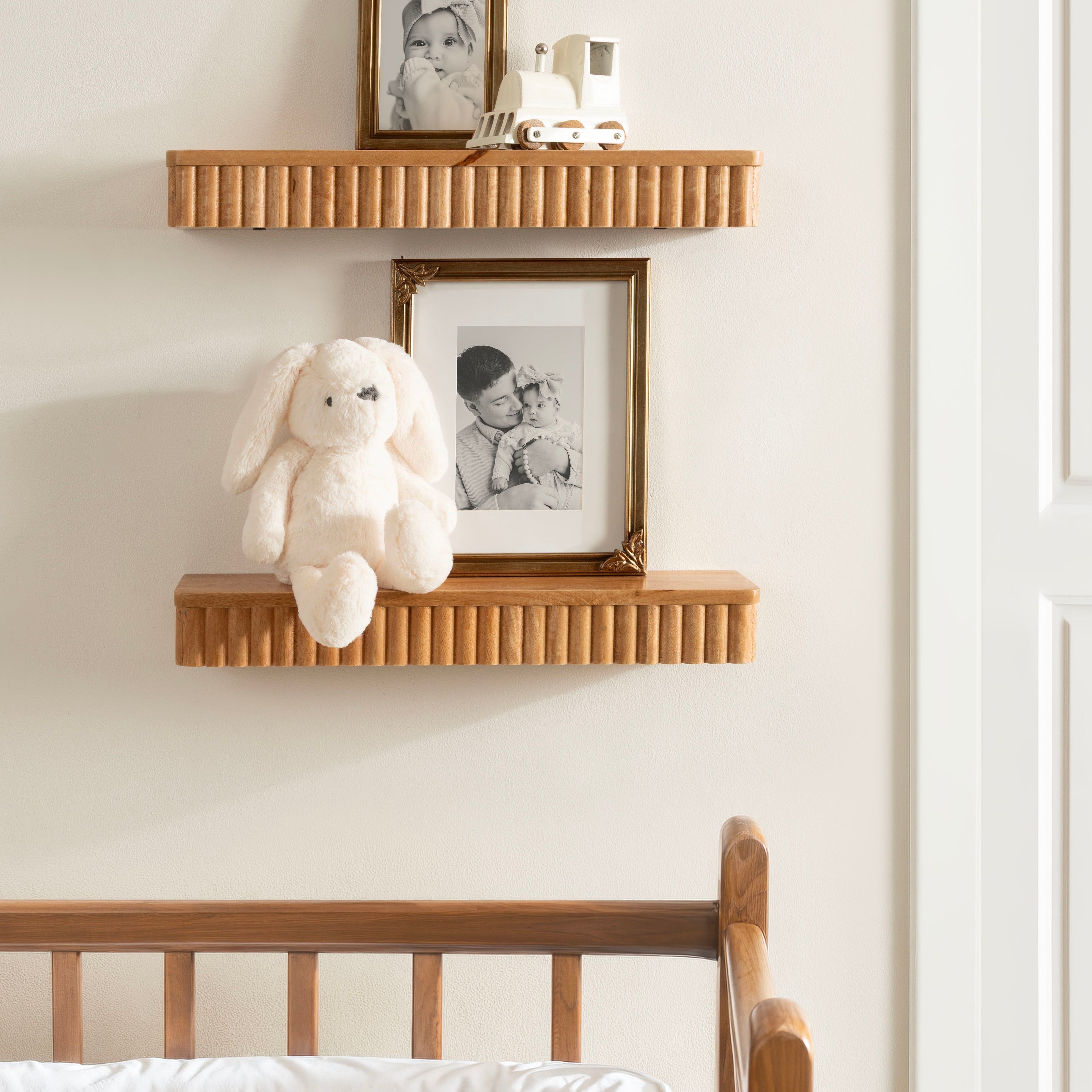 Floating Shelf 2 Piece 20" Natural 7