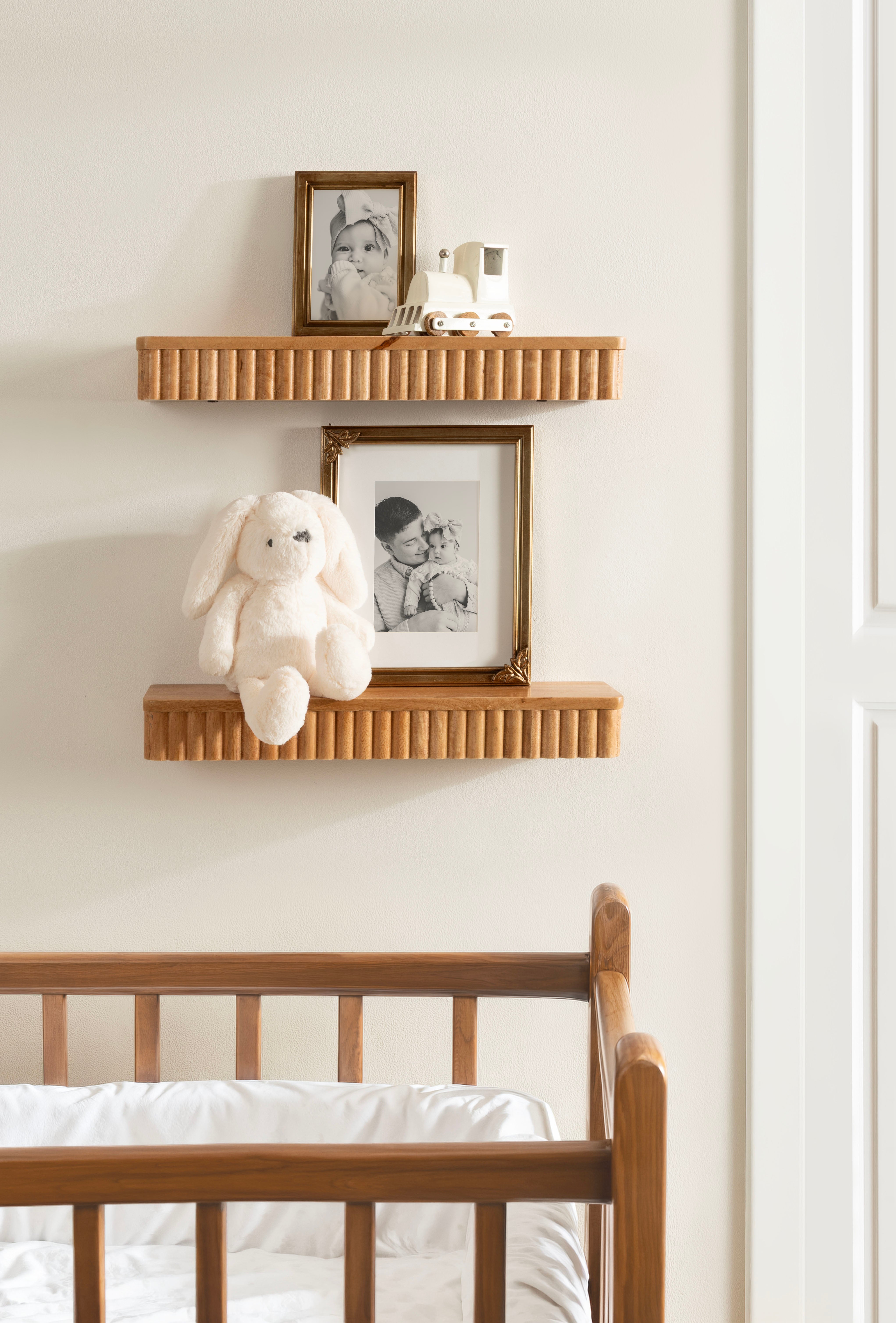 Floating Shelf 2 Piece 20" Natural 7