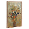 Sylvie Beaded Still Life with Flowers Framed Canvas by The Art Institute of Chicago