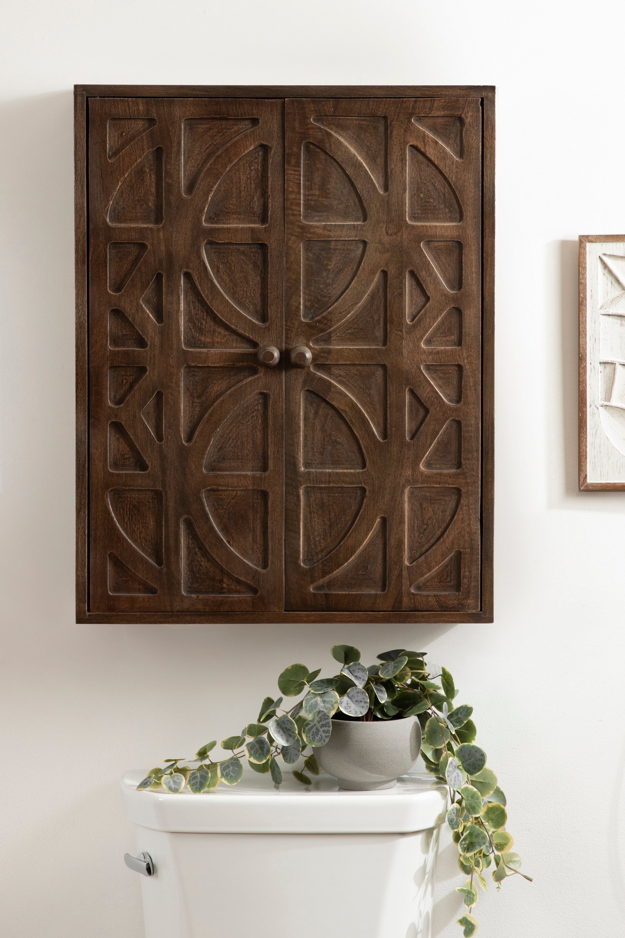 Cabinet Brown 22x7x28 7
