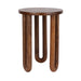 Side Table Walnut Brown 14x14x20 1