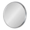 Travis Round Wood Accent Wall Mirror