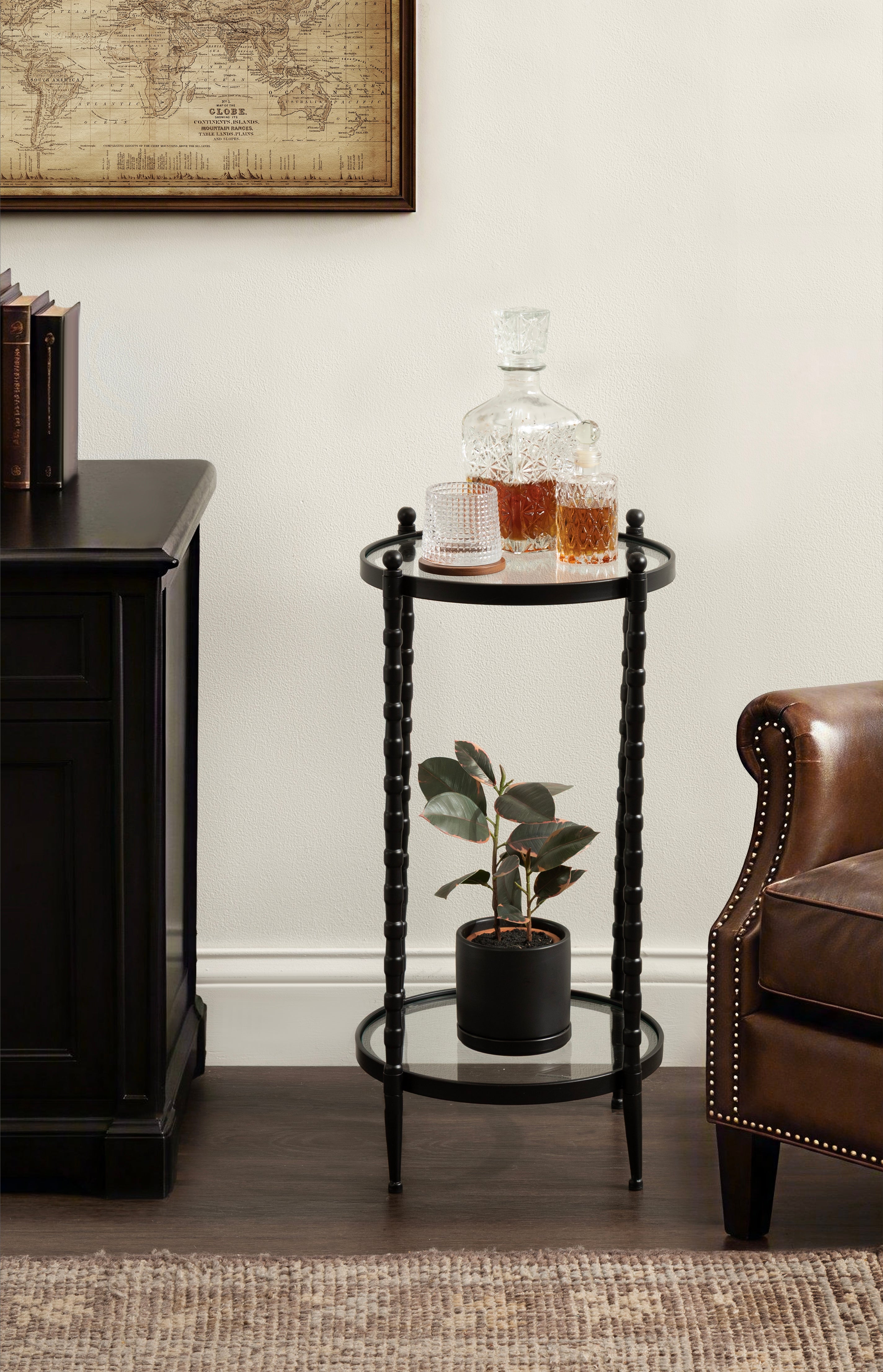 Side Table 14x14x25 Black 7