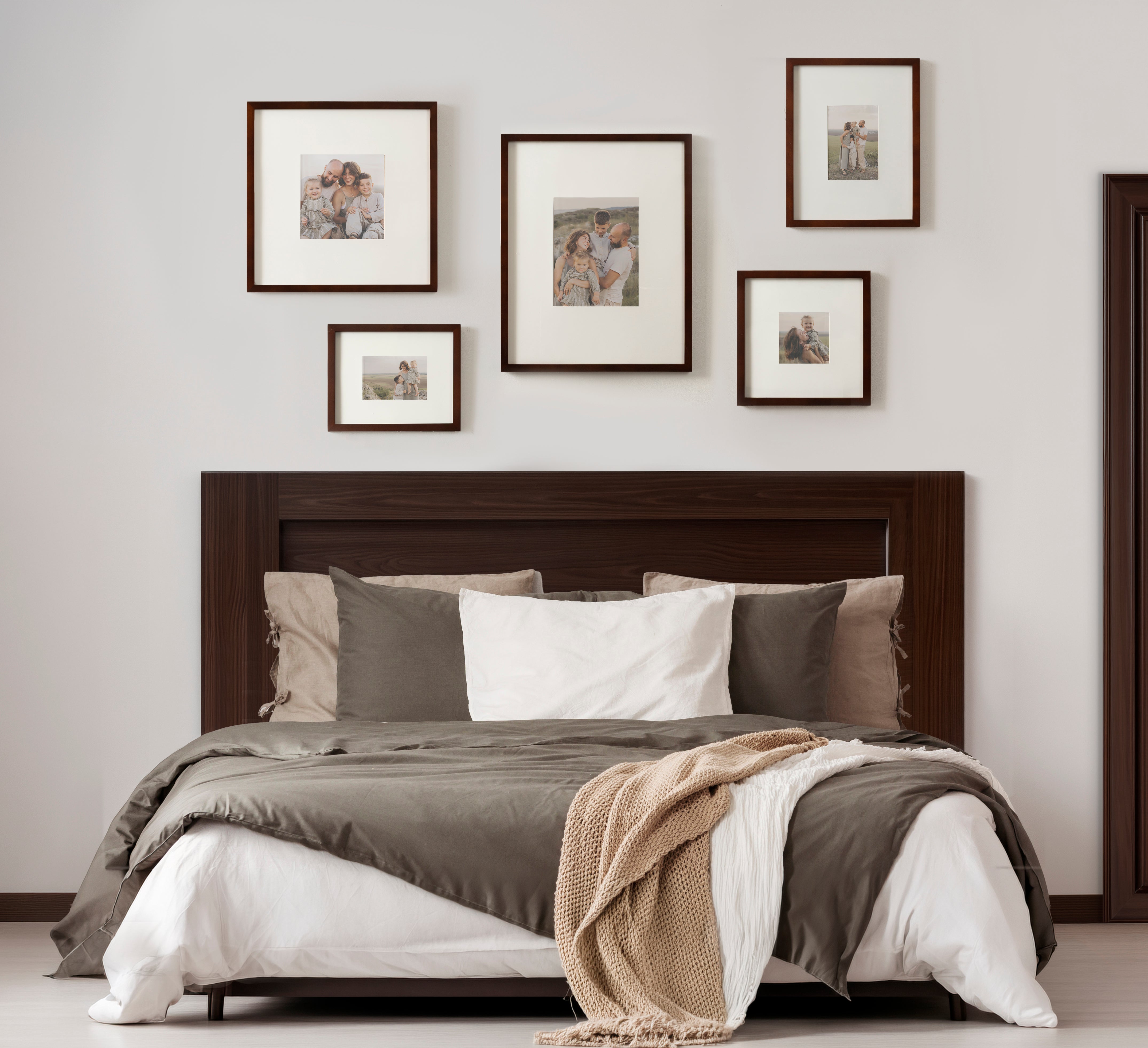 Frame Box Set Brown 5 Piece 7