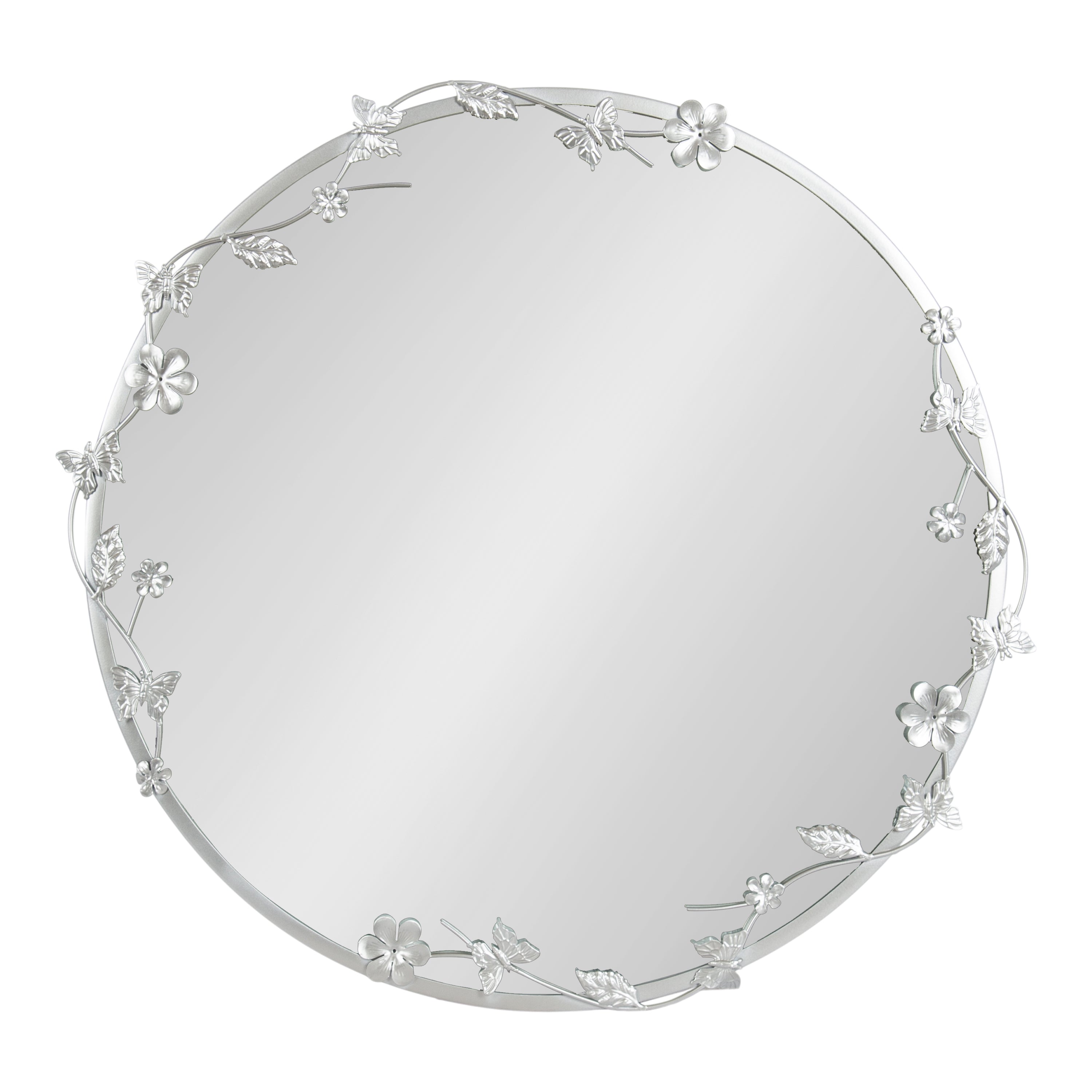 Round Mirror 26x26 Silver 5