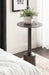 Side Table Pewter 14x14x24 7