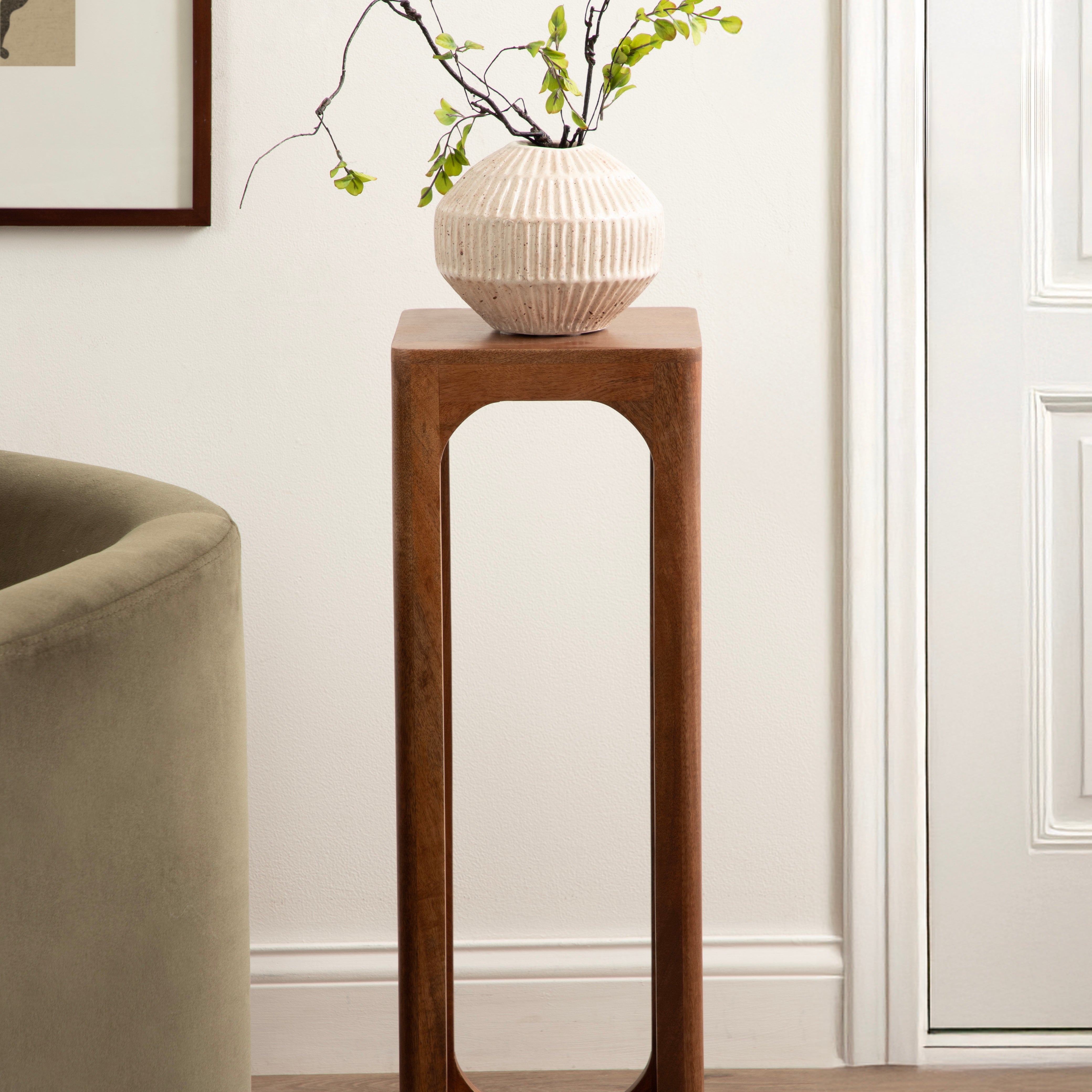 Tea Table 10x10x30 Walnut Brown 6