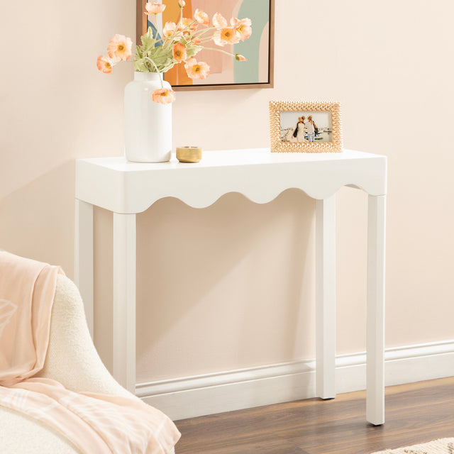 White console Table