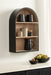 Accent Shelf Black Natural Beige 18x6x26 6