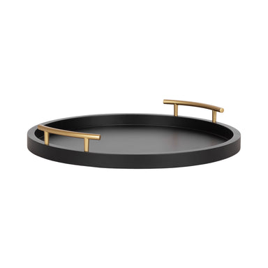 Single Tray Black Gold 16" Diameter 1