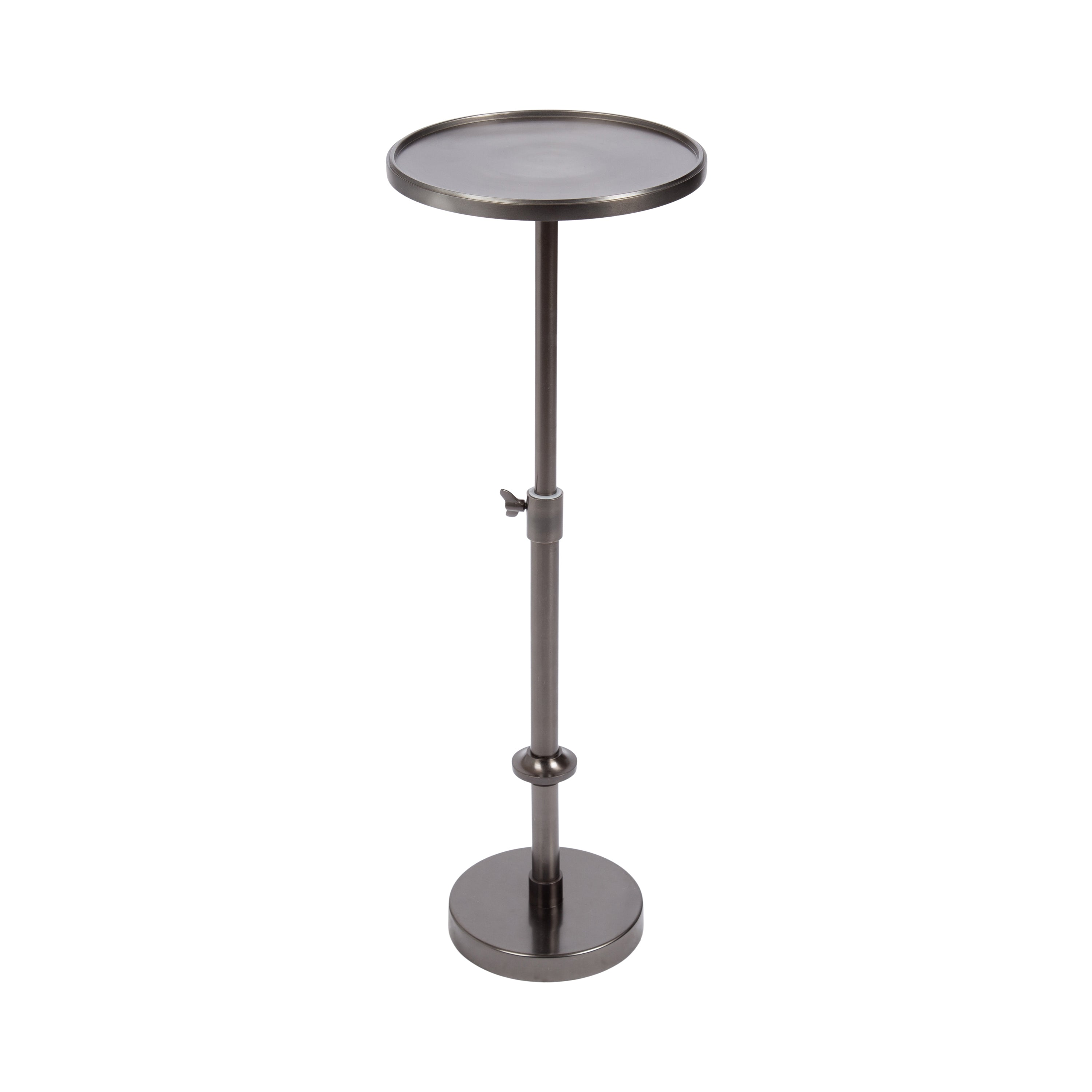 Drink Table Pewter 10x10x30 1