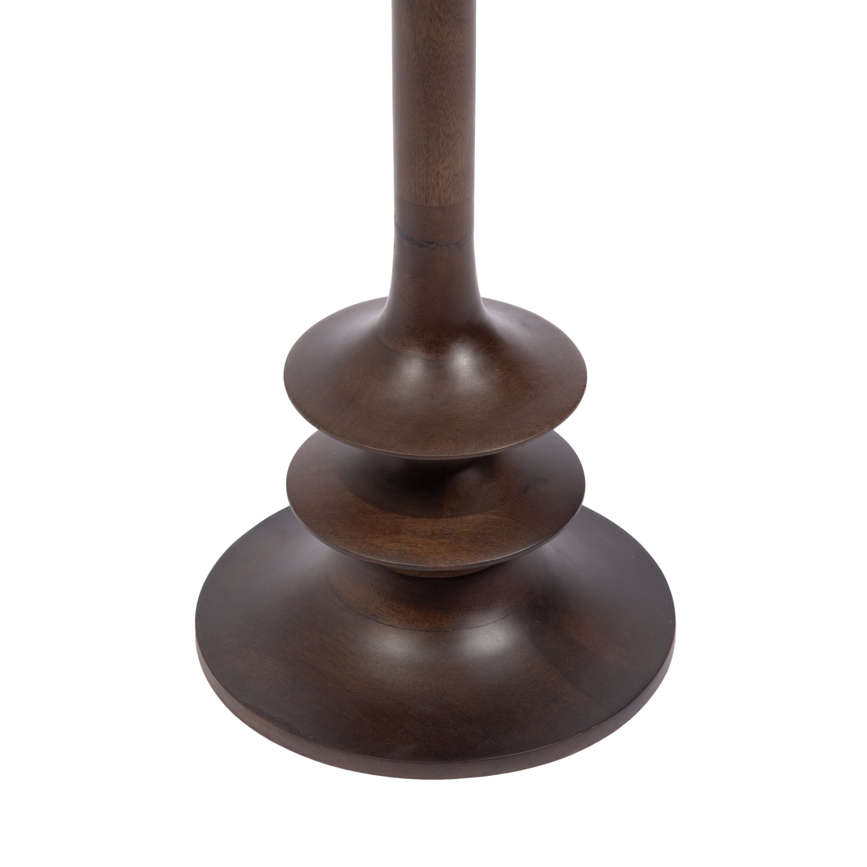 Squires Marble and Wood Side Table