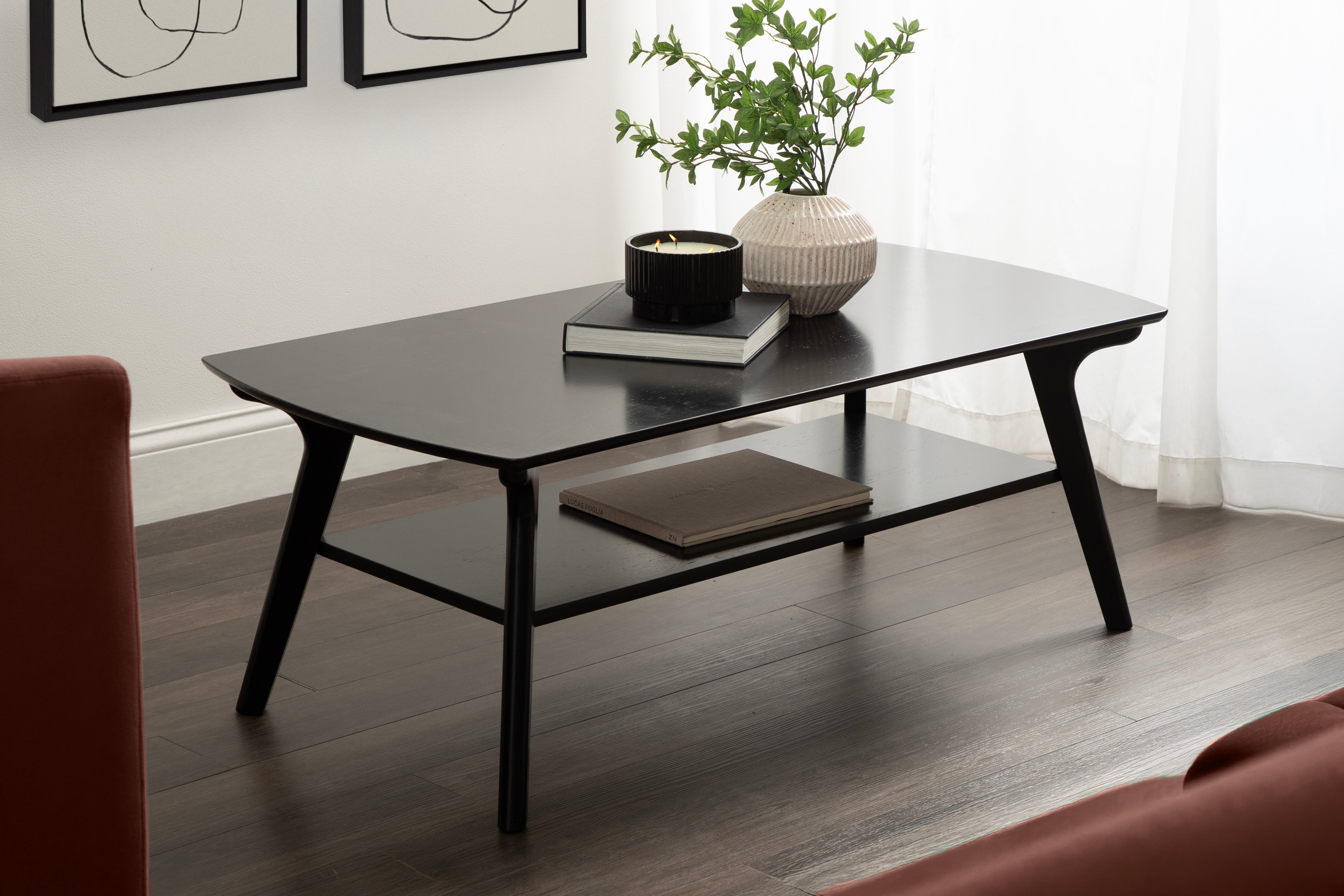 Louena Wood Coffee Table