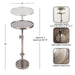 Drink Table Silver 10x10x30 2