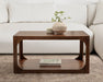 Coffee Table Walnut Brown 36x20x18 7
