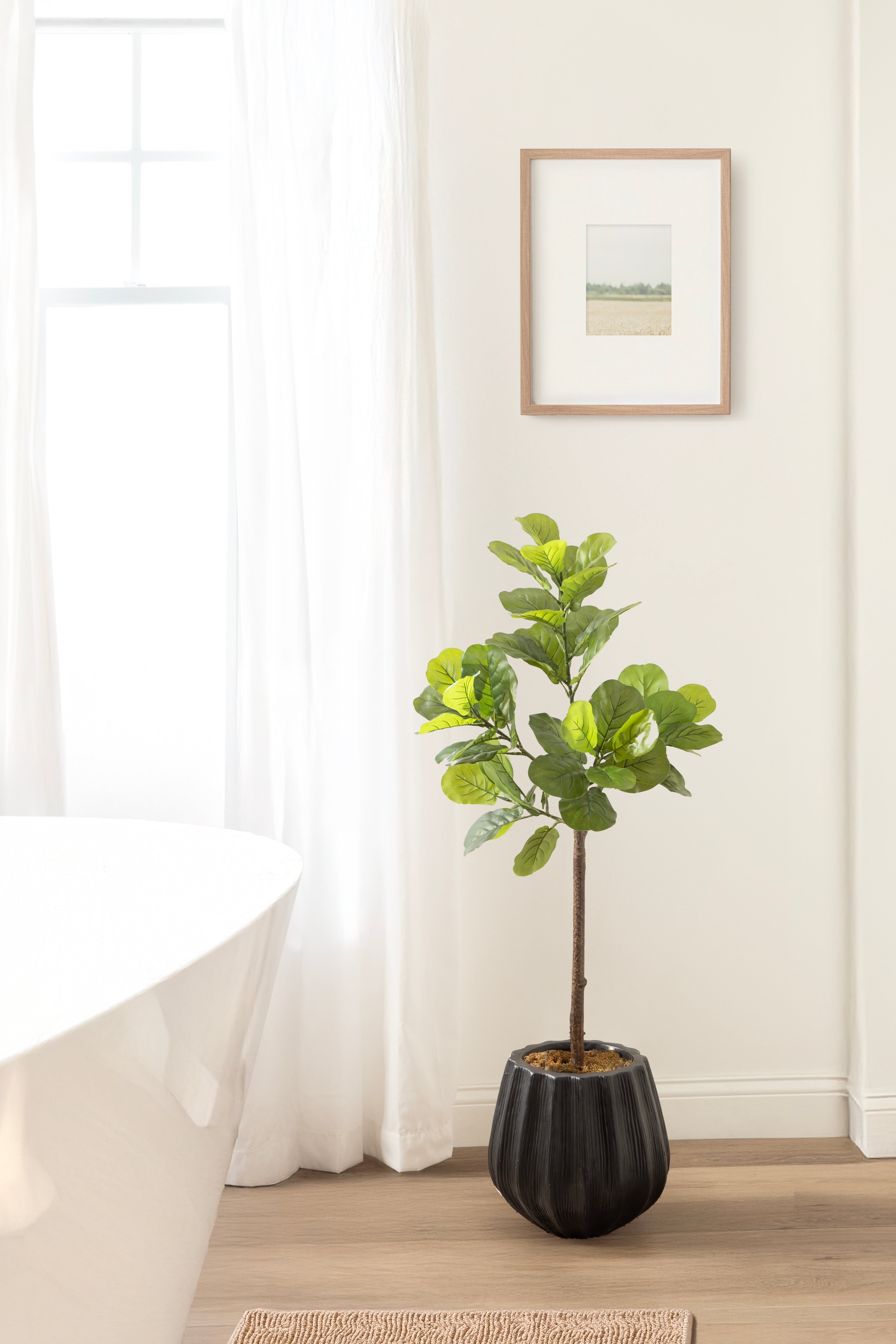 Faux Tree Black 4' 7