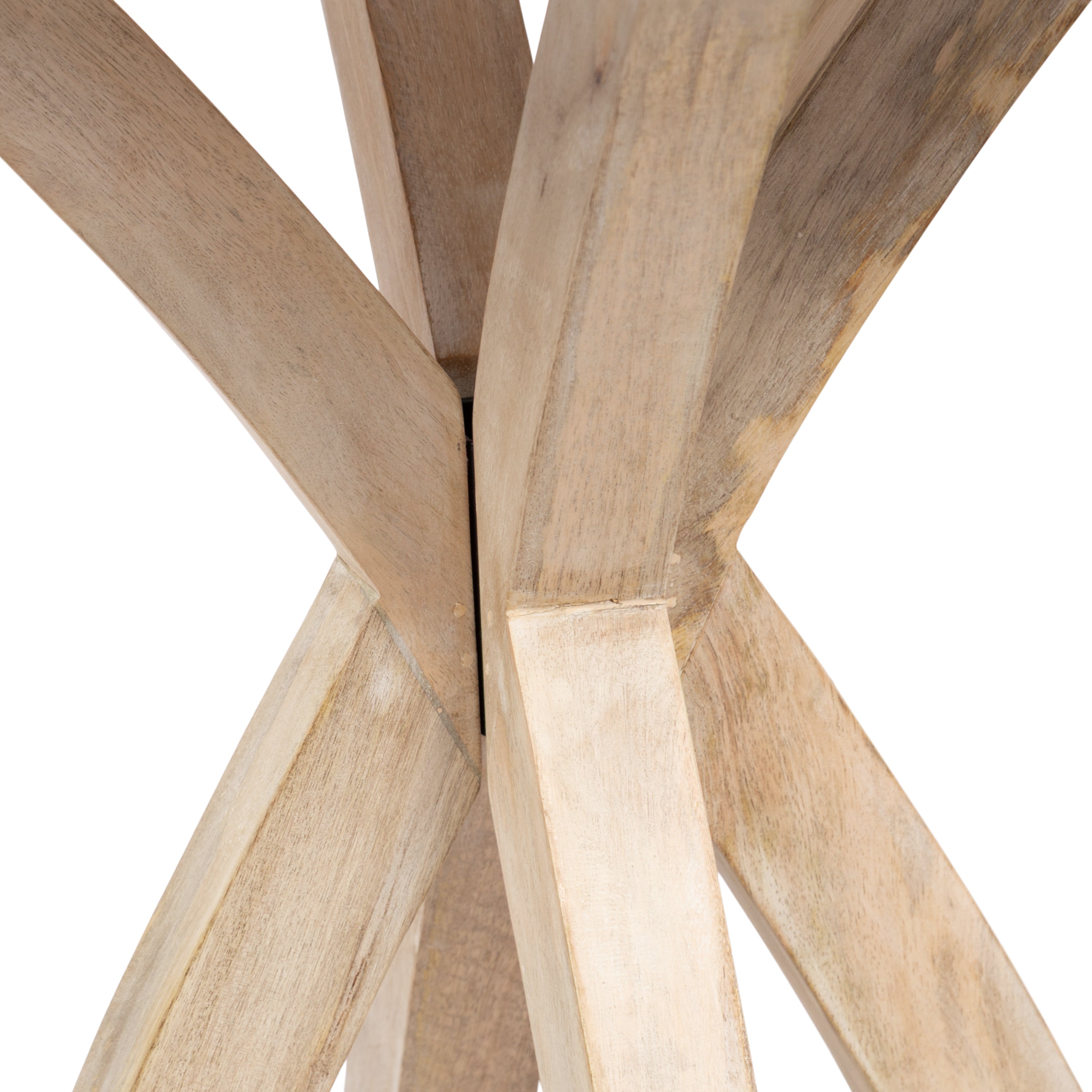 Side Table 20x20x24 White Natural 6