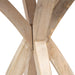 Side Table 20x20x24 White Natural 6