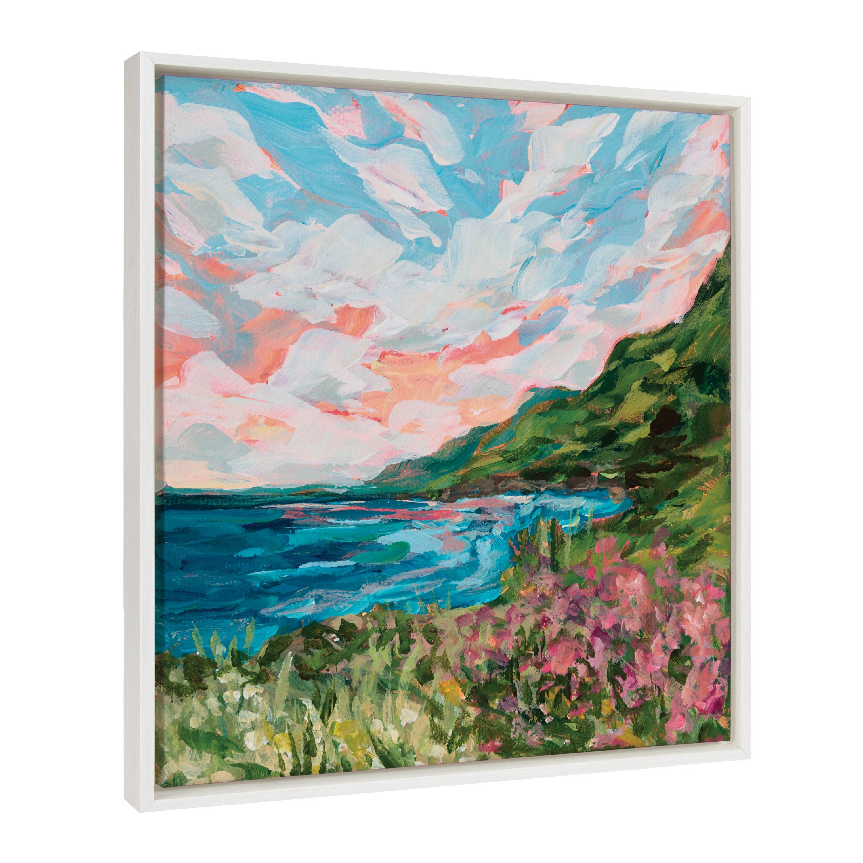 Sylvie Virgin Islands Framed Canvas by Emily Kenney