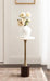Drink Table Dark Brown Gold 10x10x22 7