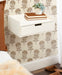 Floating Side Table White 18x12x7 7
