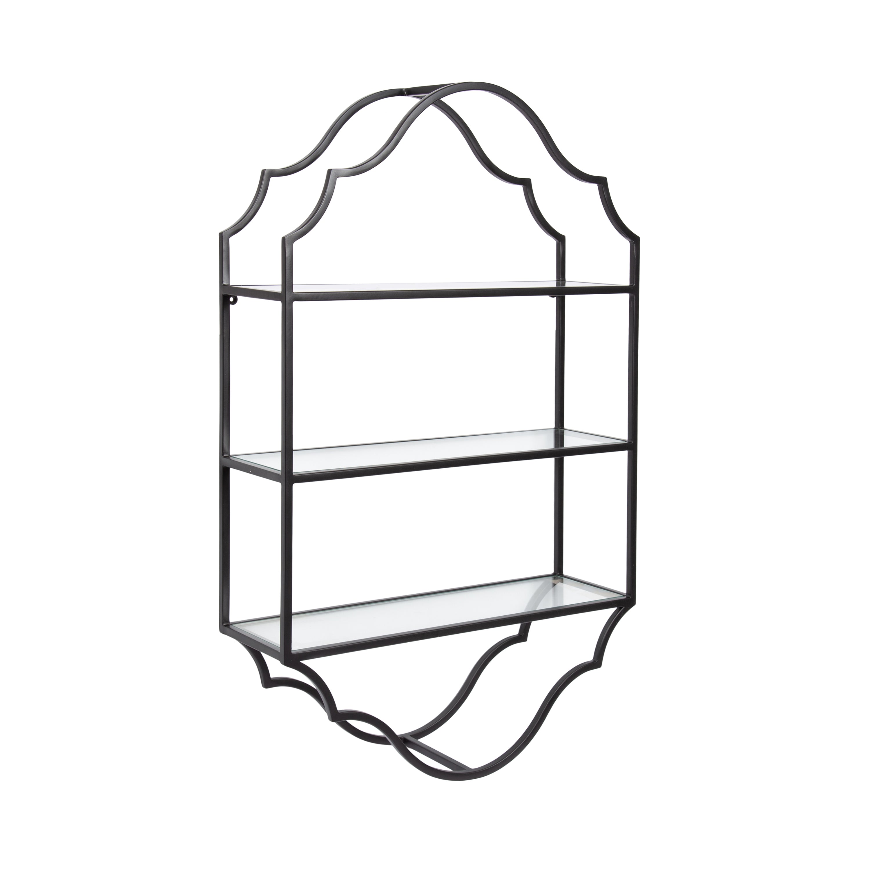 Accent Shelf Black 20x6x32 1