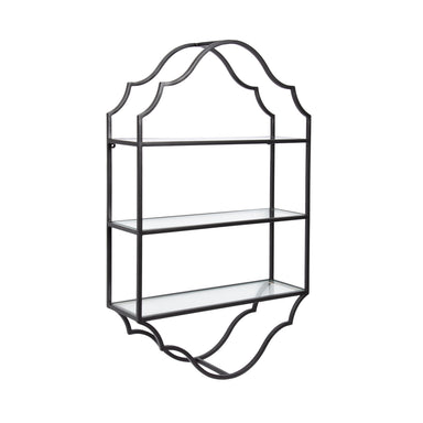 Accent Shelf Black 20x6x32 1