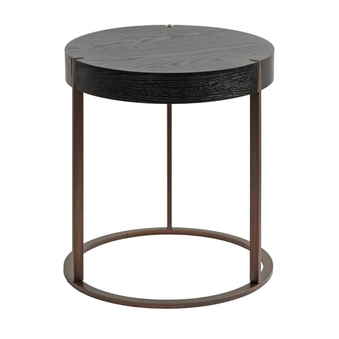 Rovin Side Table Wood and Metal