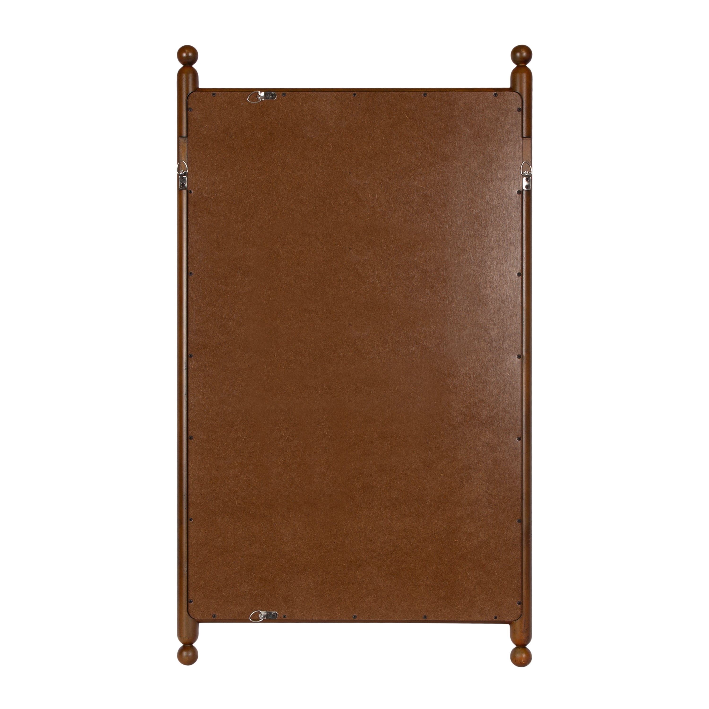 Rectangle Mirror Walnut Brown 24x42 4