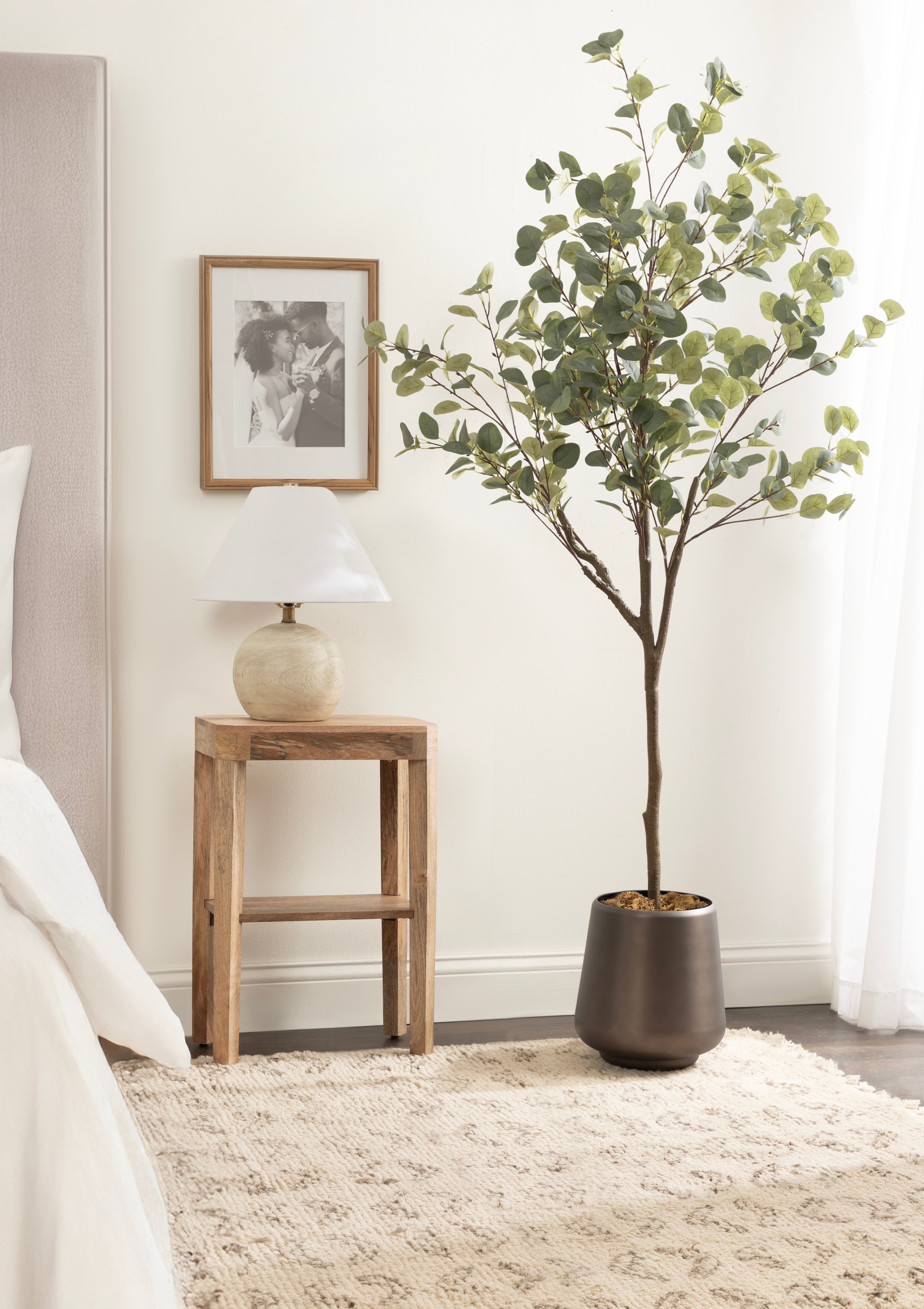 Faux Tree Dark Silver 6' 8