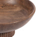 Serving Bowl Walnut Brown 12x12x5 3
