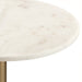 Drink Table White Gold 14x14x30 3
