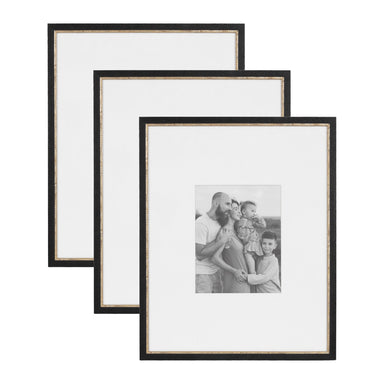 Wall Frame Black Gold 16x20 matted to 8x10 1