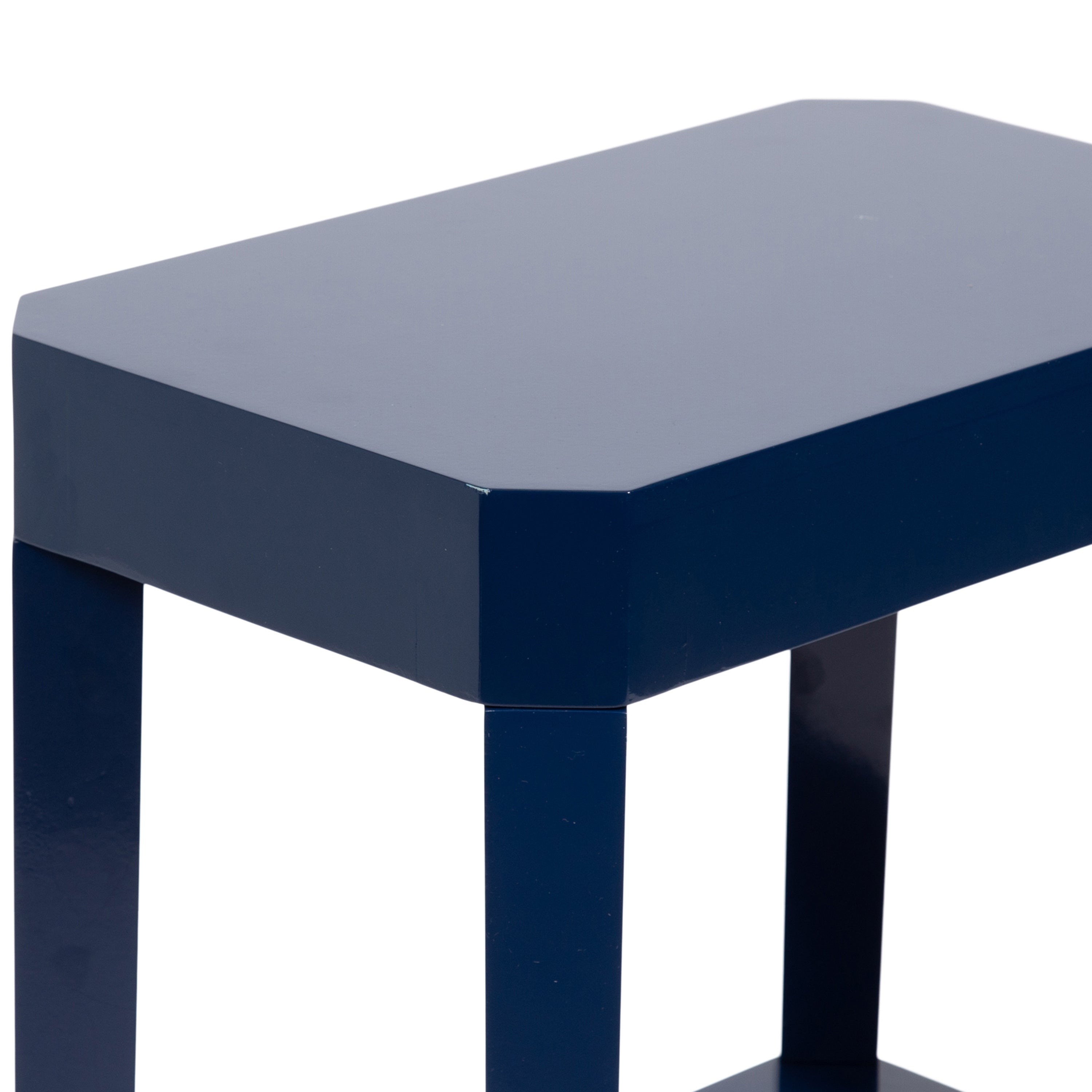 Side Table Navy Blue 16x10x25 3