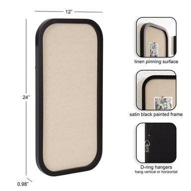 Pinboard Black 12x24 2