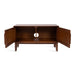 TV Stand 38x15x22 Walnut Brown 6
