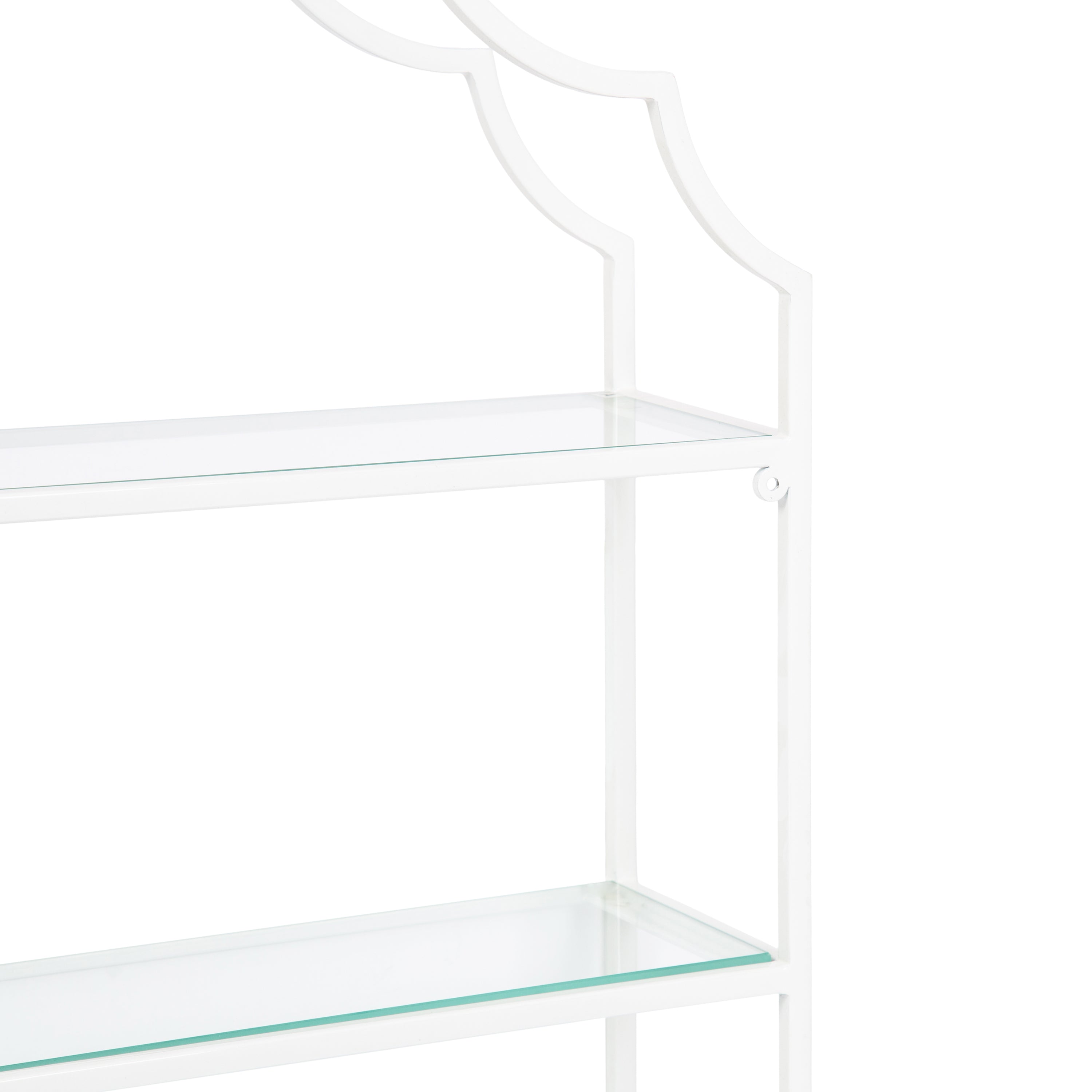 Accent Shelf White 20x6x32 4