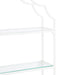 Accent Shelf White 20x6x32 4