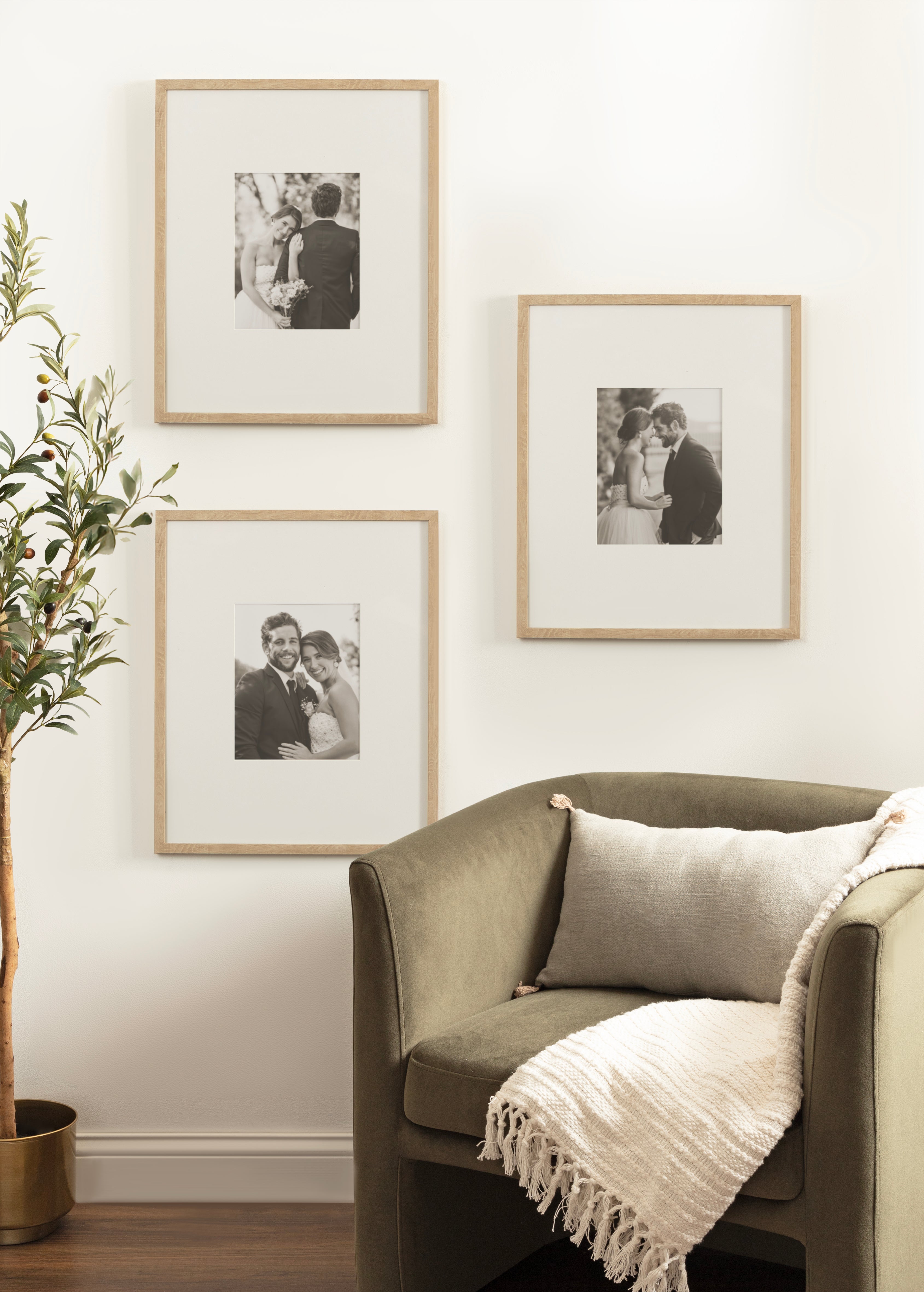 Wall Frame Natural 16x20 matted to 8x10 7