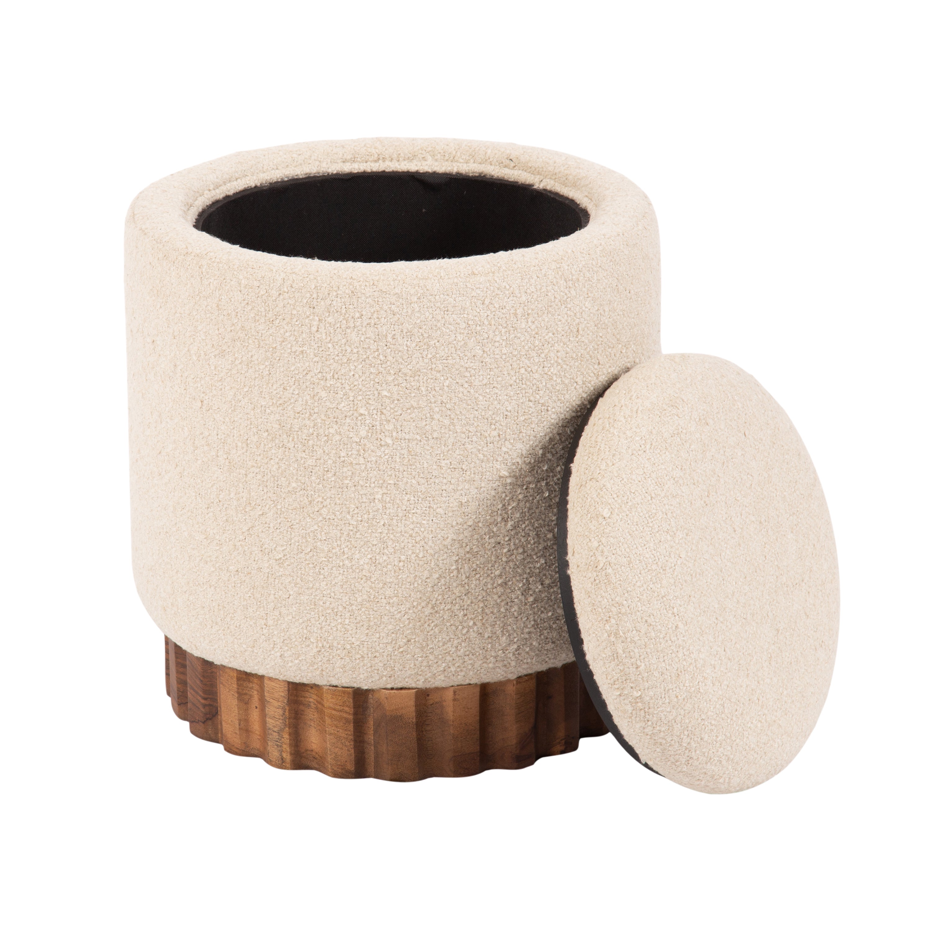 Storage Ottoman 16x16x19 Walnut Brown 5