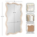 Rectangle Mirror 24x36 White 2