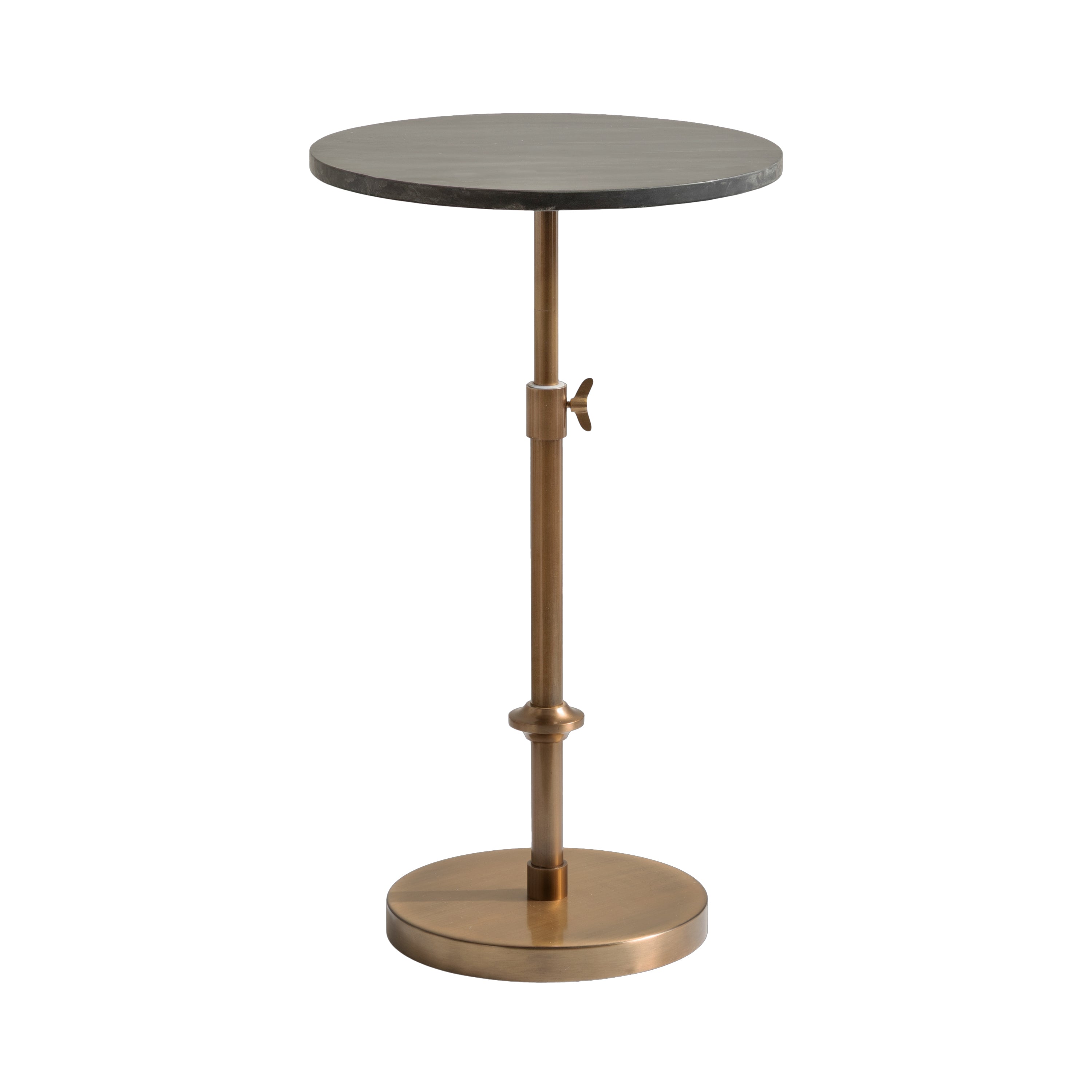Drink Table Black Gold 14x14x30 1
