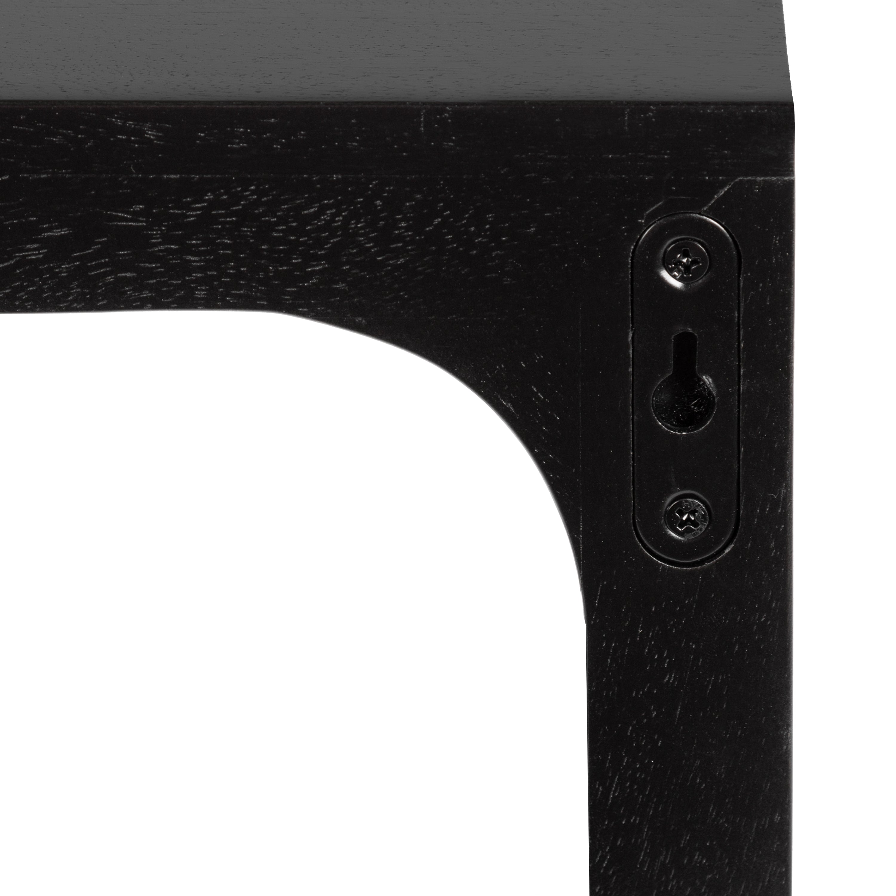 Floating Side Table Black 18x10x10 4