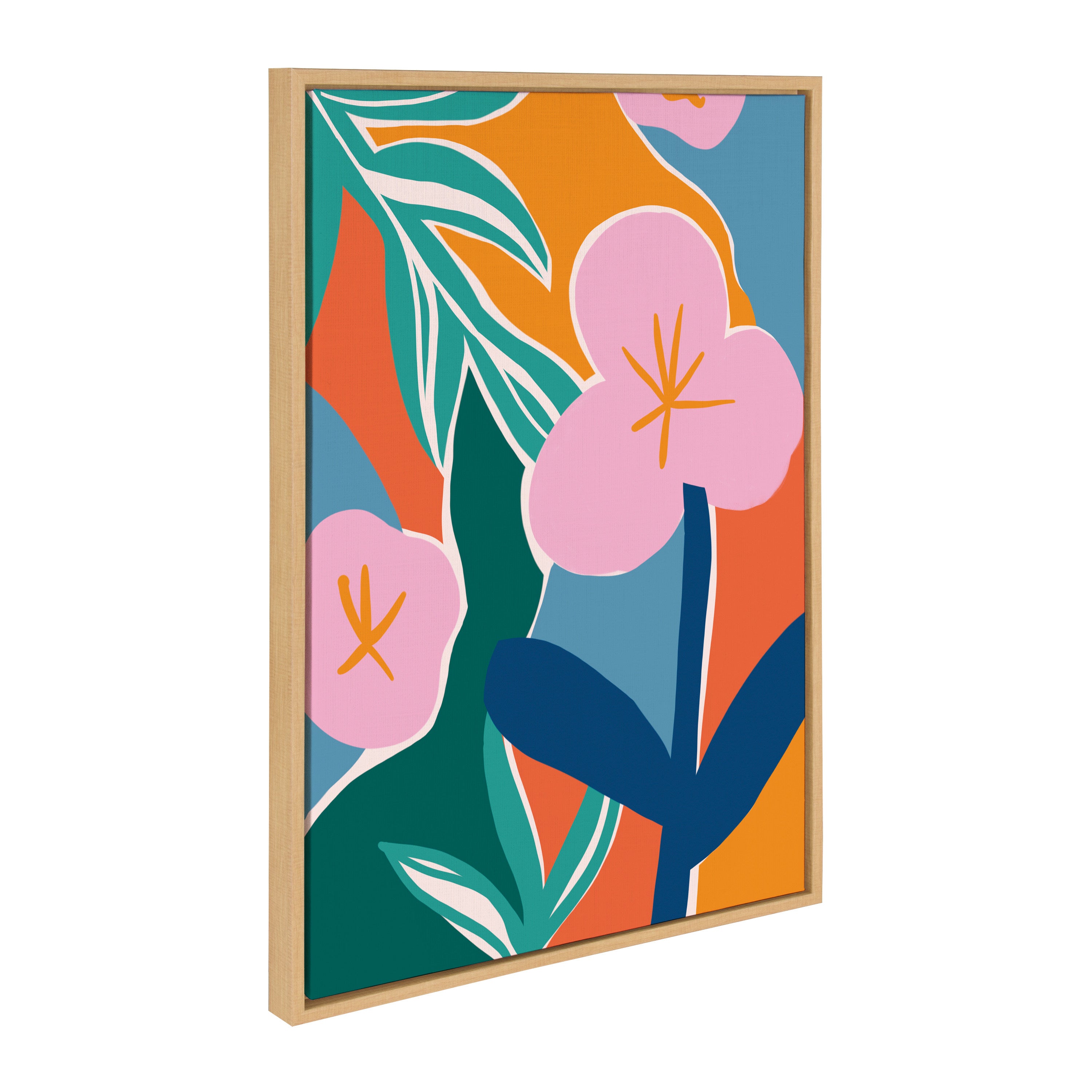 Sylvie Oaxaca Garden Framed Canvas by Kate Aurelia Holloway