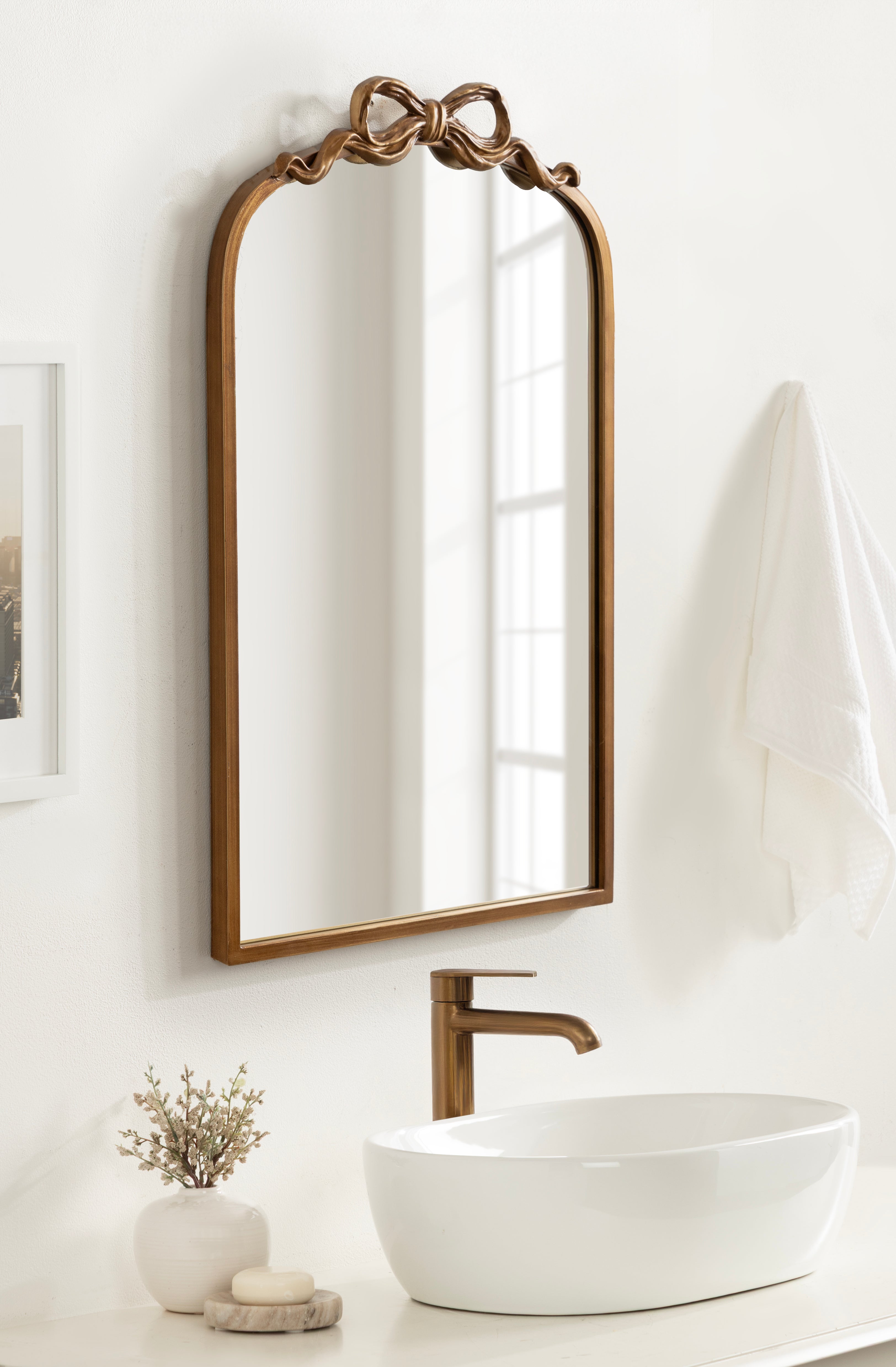 Arch Mirror Gold 19x29 7